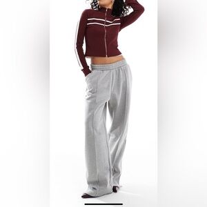 Gray Heavyweight straight leg sweatpants